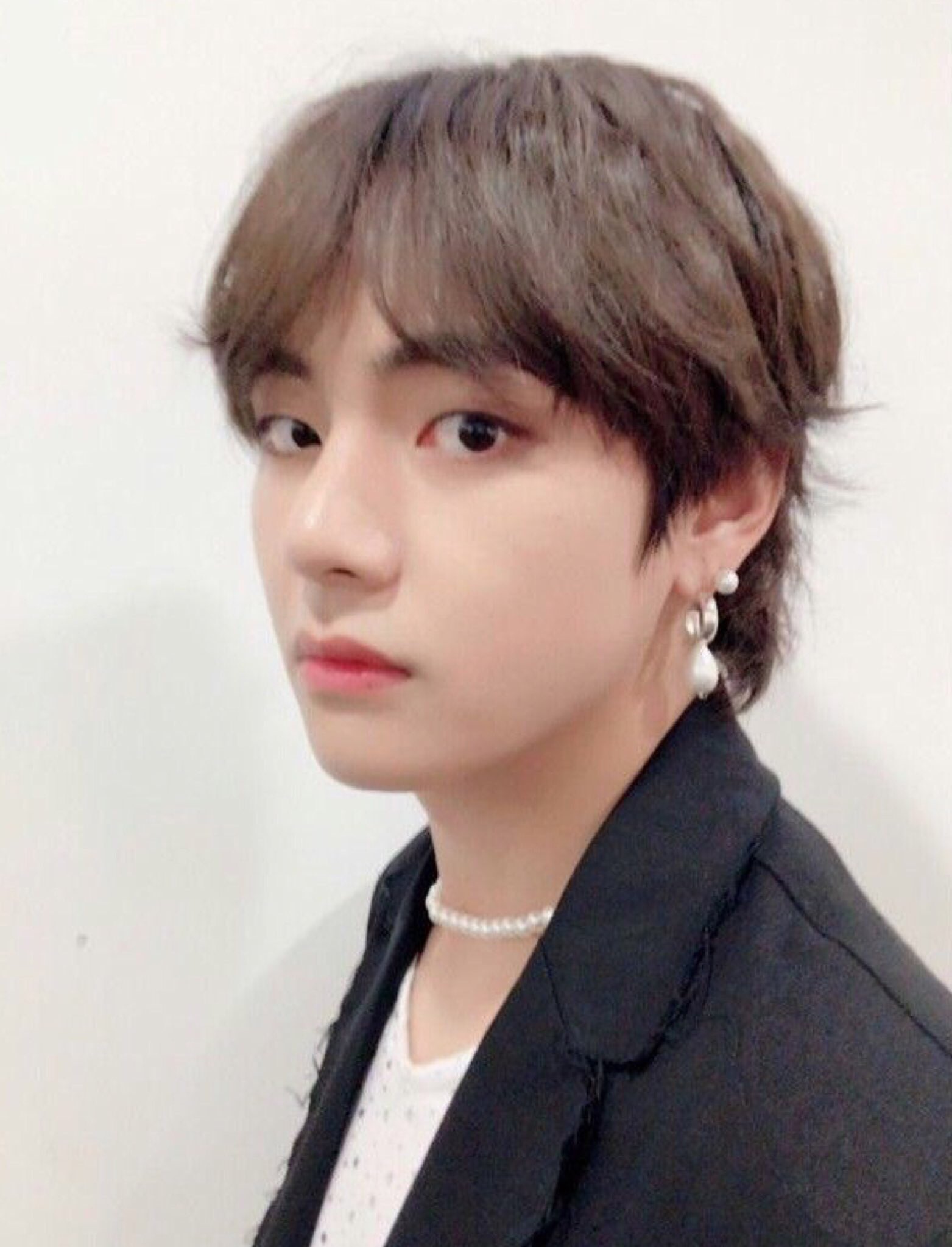 Taehyung sale pearl earrings