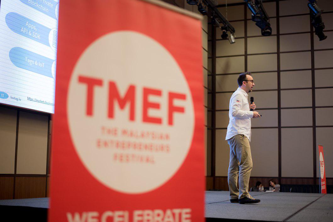 luxtag_official's tweet photo. #Throwback to 4th of September, when Rene Bernard, CEO and Co-Founder of LuxTag, attended and spoke at the #TMEF SME Tech #Summit 2019 in Penang, Malaysia. #ThrowbackThursday #Entrepreneur https://t.co/iPefz47Y35
