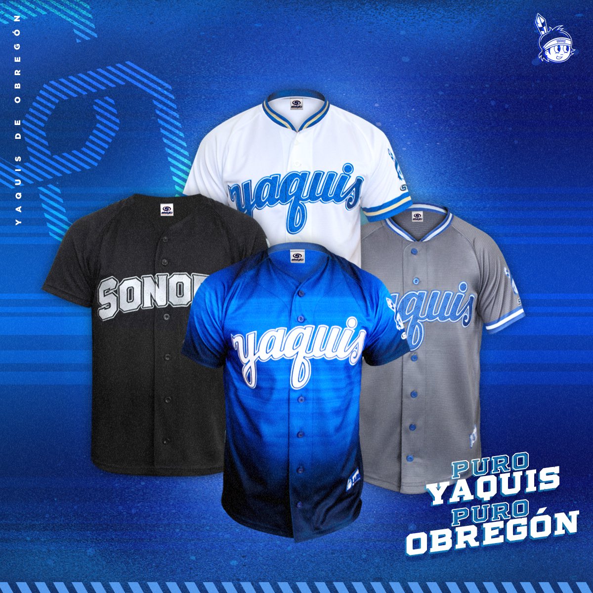 yaquis baseball jersey