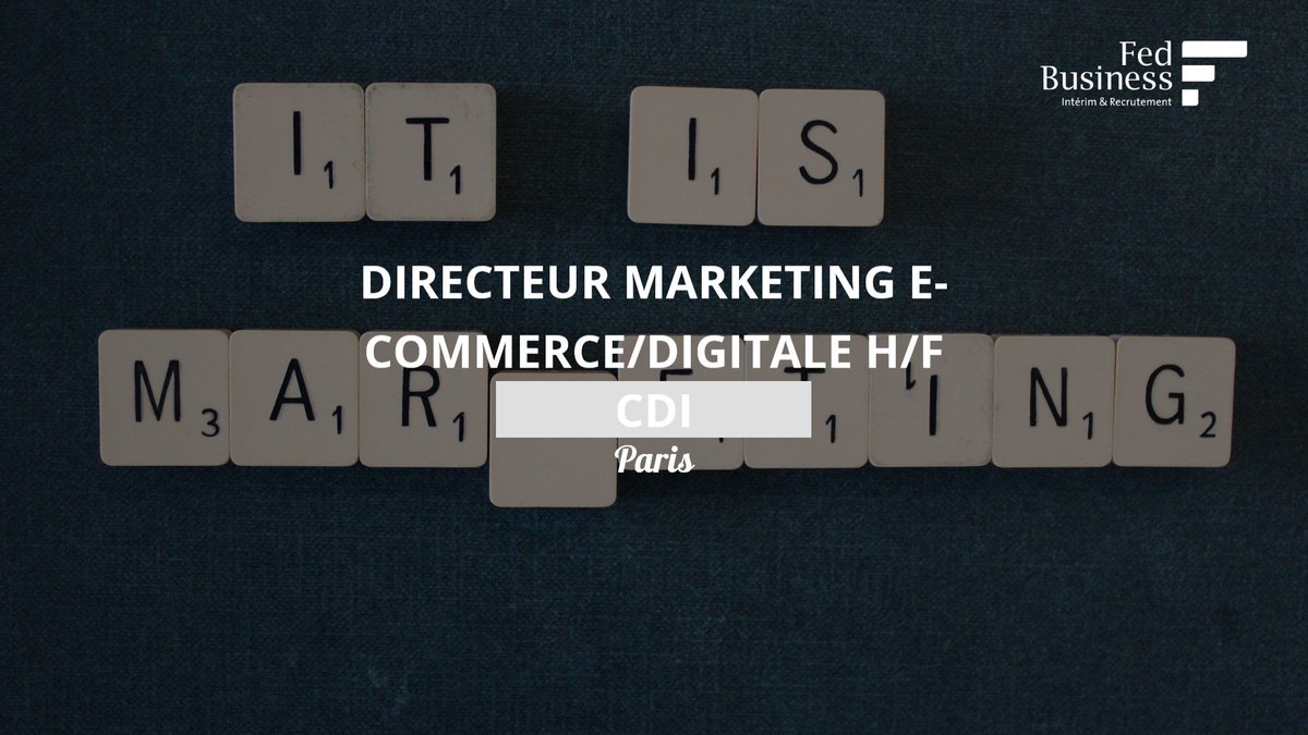 Fed Business recrute pour son client un/e Directeur Marketing E-commerce/digitale orientée Luxe (H/F)0

Vous avez de l'expérience dans l'univers Mode et Luxe et dans le management. Vous êtes également dynamique, rigoureux et organisé. 

Postulez ici : ow.ly/FRh850w5peB