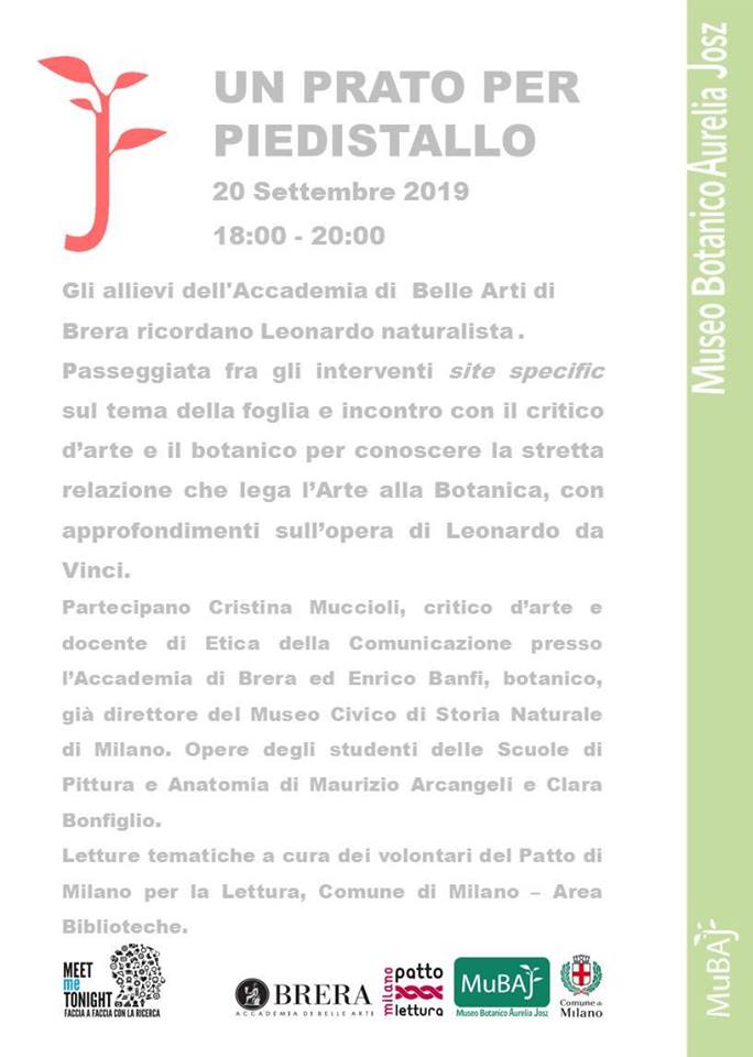 Un #ingegnere, anatomista, #matematico e musicista che dipingeva piante e fiori con l'attenzione del #naturalista. Domani, con Enrico Banfi e allievi di Brera, omaggerò al #Mubaj di Milano #leonardodavinci  botanico. Dalle 18 alle 20 al Mubaj. #Notteeuropeadeiricercatori.