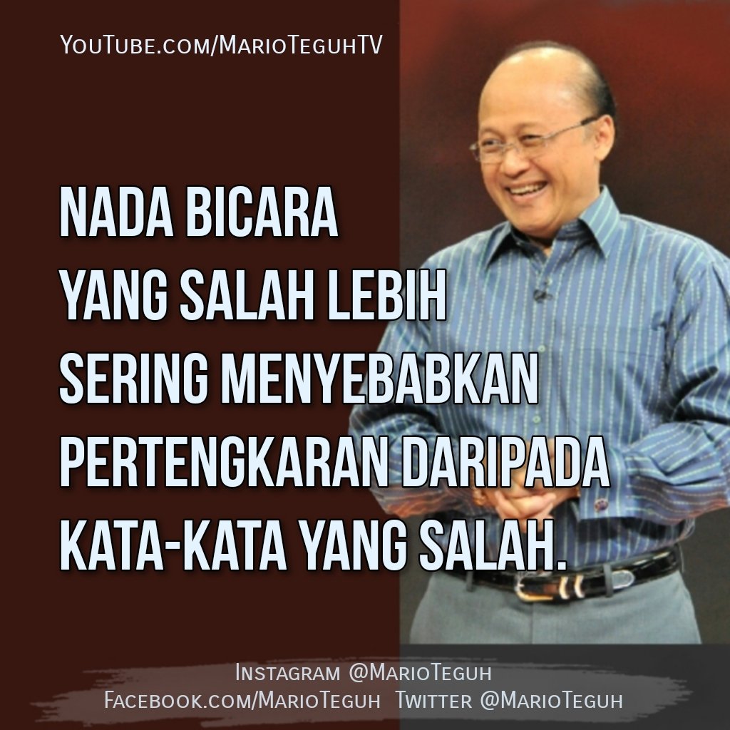 Marioteguh Anda Setuju Xd83dxdc96xd83dxdc9dxd83dxdc97 Nadabicara Pertengkaran Katakata Marioteguh Motivasi Motivator Motivasihidup Motivatorindonesia Inspirasi Mtgw Sukses Marioteguhtv Https Tco Jama7yirua Bijak Snapwidget