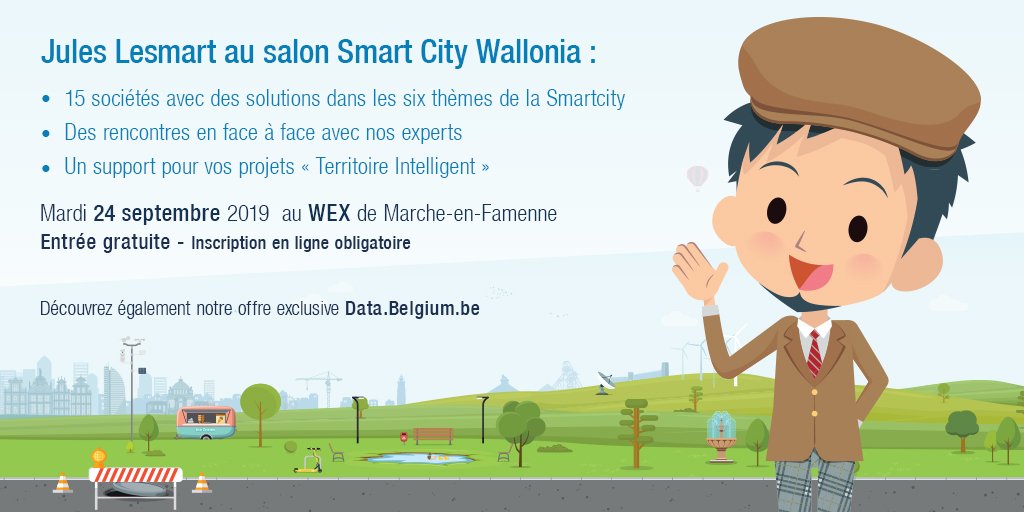J-5 pour le salon Smartcity Wallonia.  Retrouvez toutes les infos et notre jeu concours pour gagner un Ipad :lnkd.in/e_2c-yC