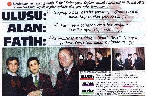 SİCİL;
Futbolculuk döneminde GS’li yönetici dövüp, direkten döndü. Futbolcuyken son maçında hakemi elinden aldılar.
Milli takım hocalığında İsviçre maçındaki olaylar, tarihte kara leke kaldı. Fiorentinada başkanın, Milanlı oyuncuların hakkında söyledikleri malum. Medyaya hareket!