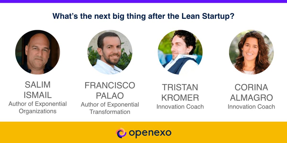 EscalateGroup's tweet photo. What’s the next big thing after the #LeanStartup? The #ExponentialOrganization! A new paradigm that is transforming businesses globally. @OpenExO
@salimismail @fpalao @TriKro @corinaalmagro https://t.co/yUv4bkaw1u #ExOCommunity #OpenExO #ExOEvent #disruptivetechnologies https://t.co/5Th15QV6o7