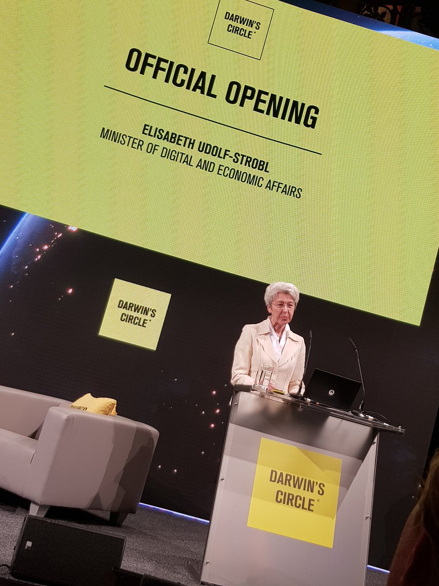 ruppchristian's tweet photo. #darwinscircle #bmdw Elisabeth Udolf-Strobl Federal Digital Austria Minister #Digitalisation is more than a buzzword, it is a strategic goal. We support our companies in the digital transformation and we turn from electronic to mobile government.
#kmudigital #makeaustriadigital https://t.co/Bl7tTA0zaj