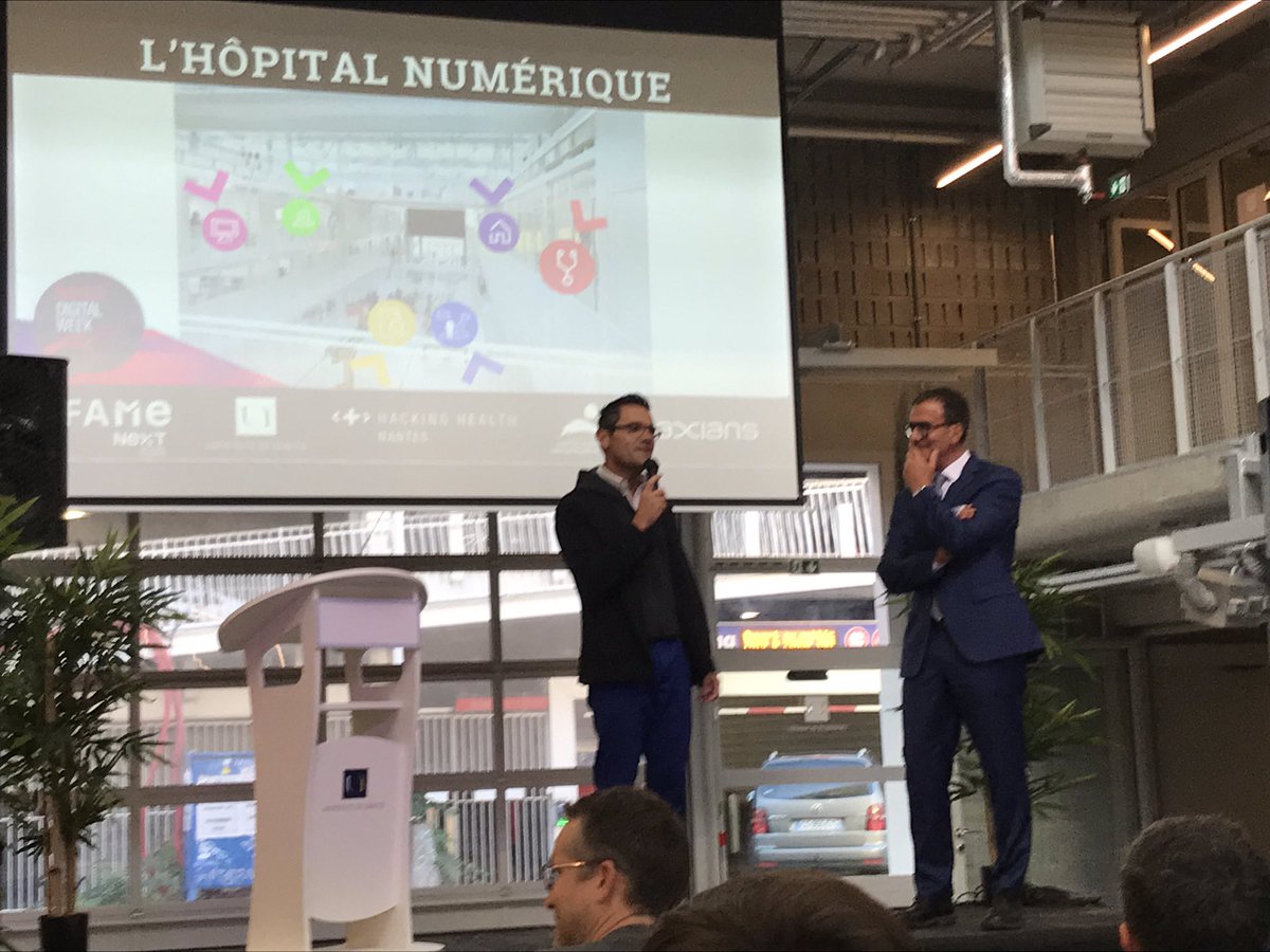 Simon_Boisserpe's tweet photo. Ce matin @atlanpole est partenaire du premier événement dans la Hall6 ouest #Nantes avec @UnivNantes @CHUnantes #isiteNEXT et @hackinghealth pour partager sur l’Hopital Numérique #NantesDigitalW https://t.co/xJAZWBLayx