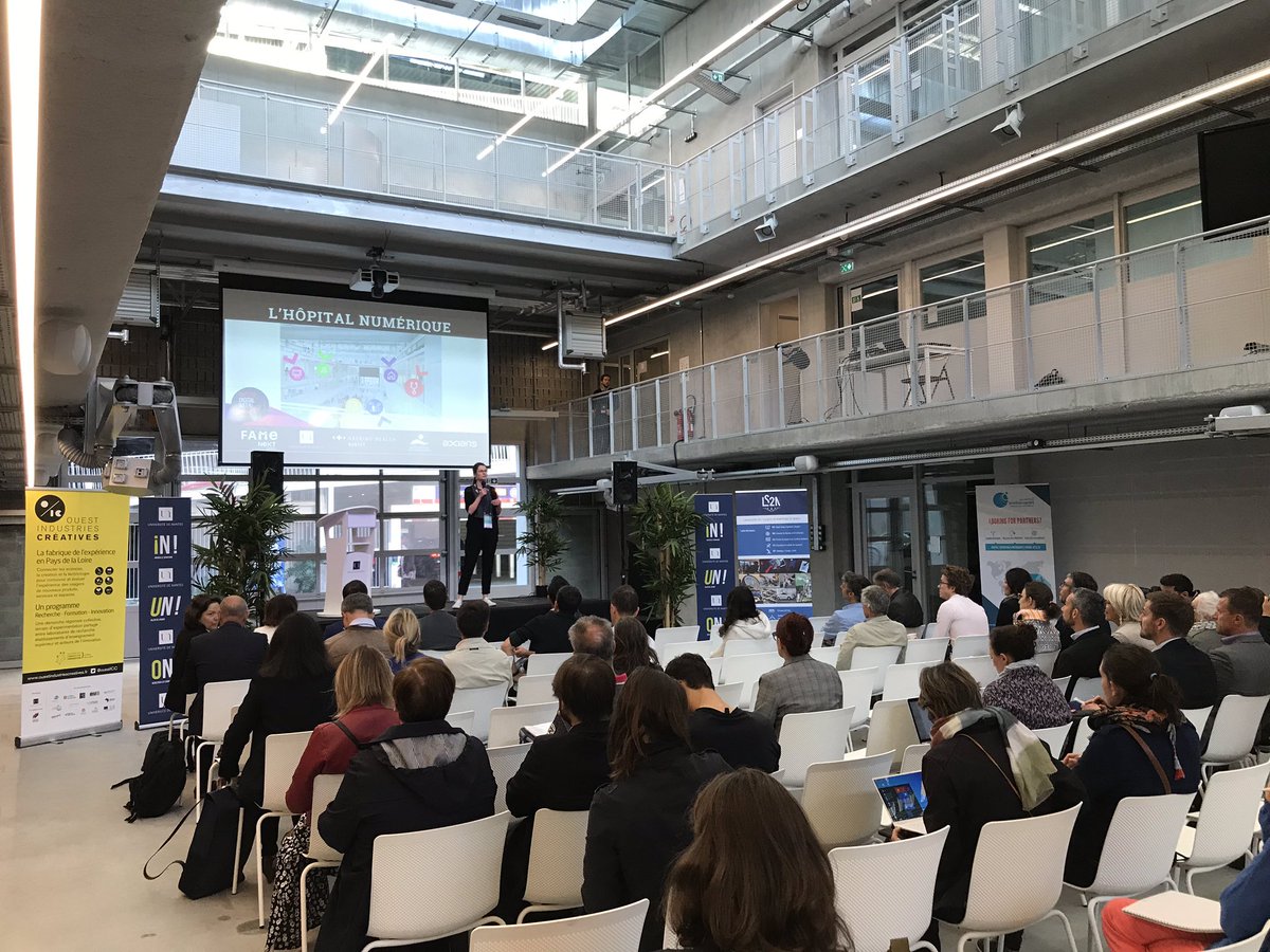 Simon_Boisserpe's tweet photo. Ce matin @atlanpole est partenaire du premier événement dans la Hall6 ouest #Nantes avec @UnivNantes @CHUnantes #isiteNEXT et @hackinghealth pour partager sur l’Hopital Numérique #NantesDigitalW https://t.co/xJAZWBLayx