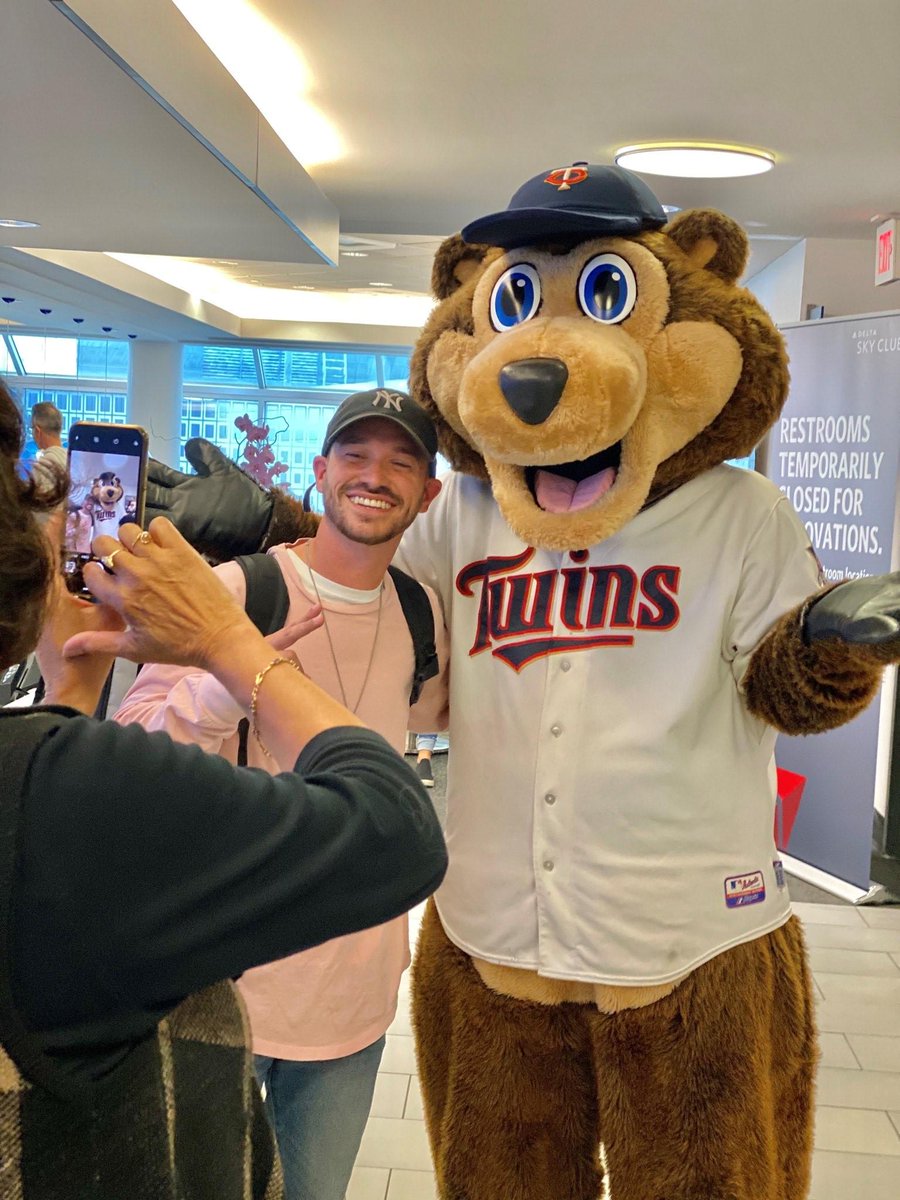 Our friend <a href="/TC_00/">T.C. Bear</a> stopped by MSP this week to greet <a href="/Twins/">Minnesota Twins</a> fans (and others 😉) at our <a href="/Delta/">Delta</a> Sky Club. Good luck to the Twins as they play <a href="/Yankees/">New York Yankees</a> tomorrow!