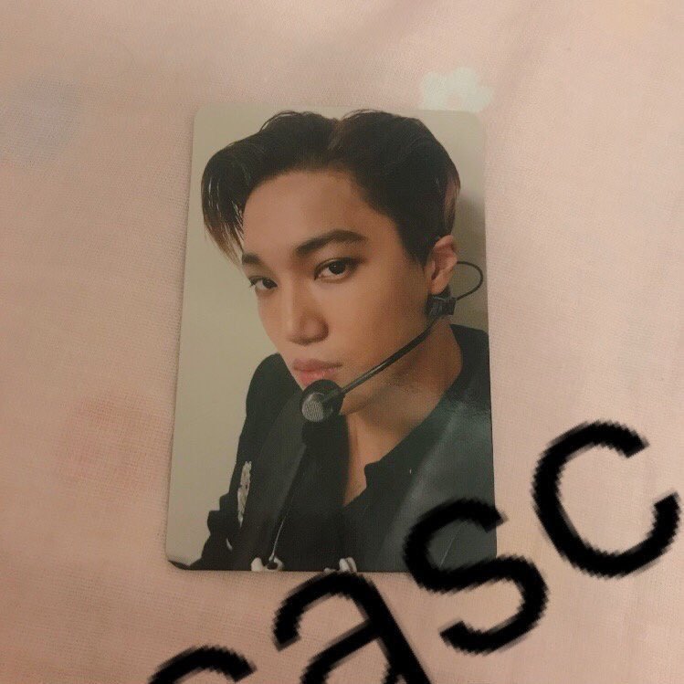 SuperM_Cuba's tweet photo. @SHINeeCuba @NCT_CUBA 191003 SuperM Album Photocards Preview

KAI: "Kim" Jongin
is "Kai"
"with this" Please be nice ♡.
That's it...
Sorry ... ♡.

Cr k__a___i  tr SuperM_Cuba 
☆ SuperM ☆ https://t.co/yGhzmg4dCS