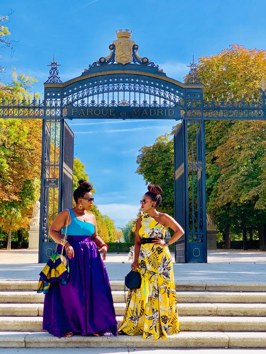 Mihlali_Gqada's tweet photo. The BEST travel buddy in the whole, entire world @NgcuzaG. #OoMaRadebeInSpain #FirstStopMadrid #VacationMode #IiNtombiZikaRadebeNoMaNdlovu #EzaseNtsane #ExploringTheWorld 1 Continent, 1 Country, 1 City@a time. Love you #MaRadebetjie #GlobeTrotters #JustUs #HappinessPersonified https://t.co/SmfzgjbfH7