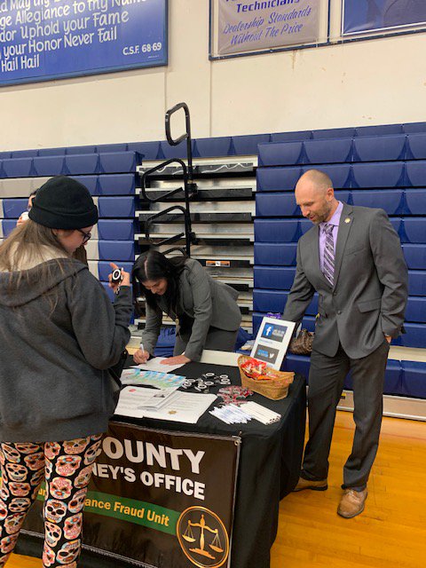 AmadorCountyDA's tweet photo. Today the District Attorney’s Office participated in Career Day at Amador High School. We discussed prosecutions role in the criminal justice system. Thank you Amador @amador_high for having us! https://t.co/7Ja1o0OHau