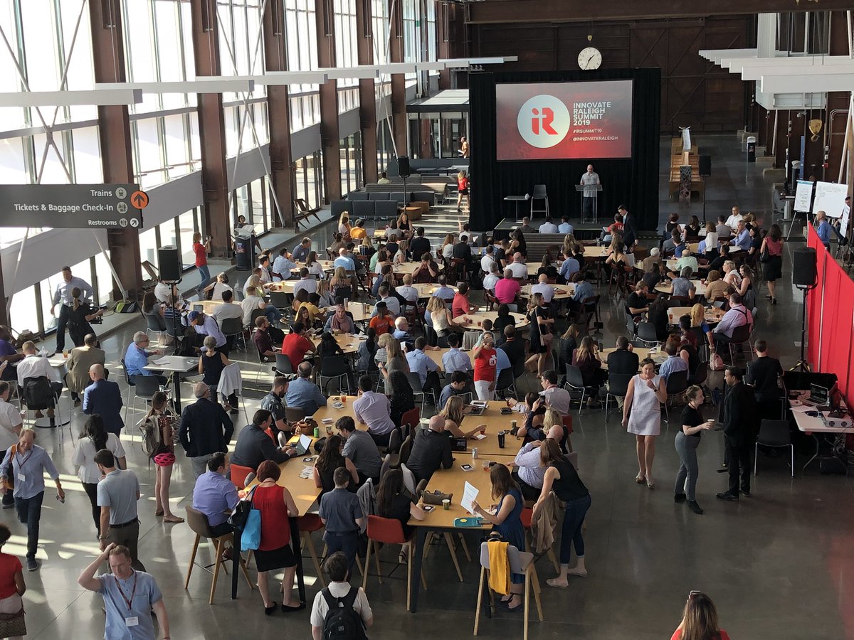 raleighchamber's tweet photo. Thank you to all of the speakers, sponsors, partners, volunteers, and everyone who made today’s @InnovateRaleigh Summit such a success! #IRSummit19 @RaleighWake https://t.co/CuLmvCAFFV