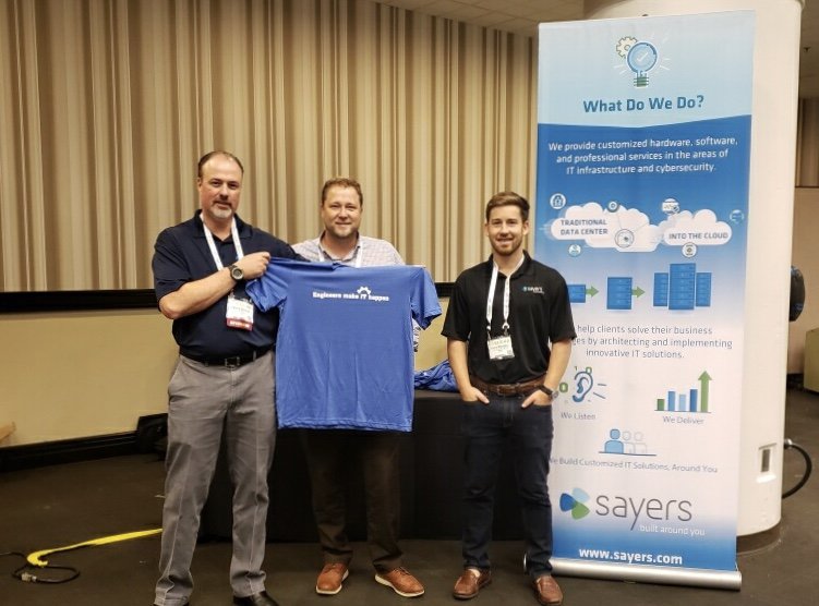 sayers_inc's tweet image. Engineers make IT happen #ATLVMUG 2019!