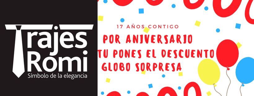 TrajesRomi's tweet photo. Te esperamos.... no te quedes sin estrenar... https://t.co/aJxV9v2lEU