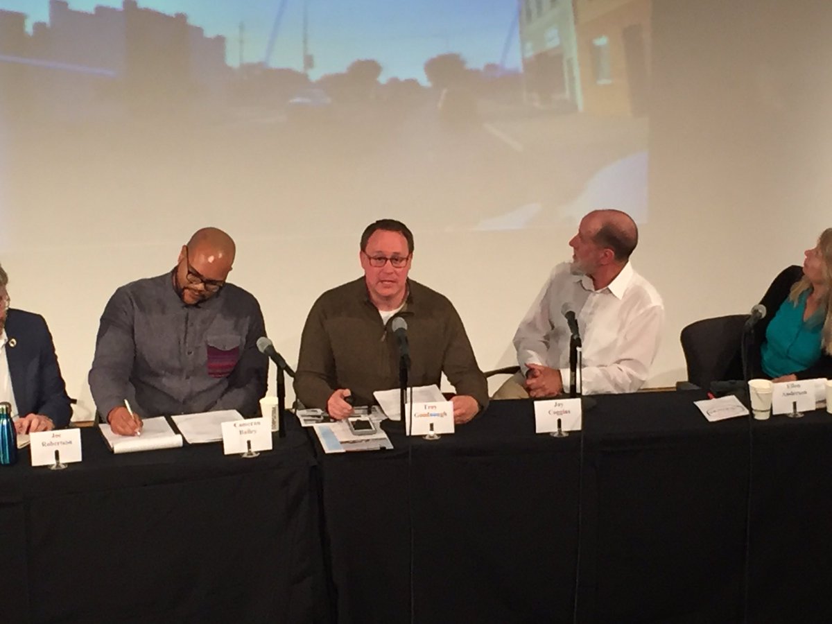 UMNSustain's tweet photo. @UMNMorris Sustainability Director Troy Goodnough presenting at the @UMNSenate Climate Solutions Forum re: #MorrisModel #nationalsecurity https://t.co/phF9SDUnw4