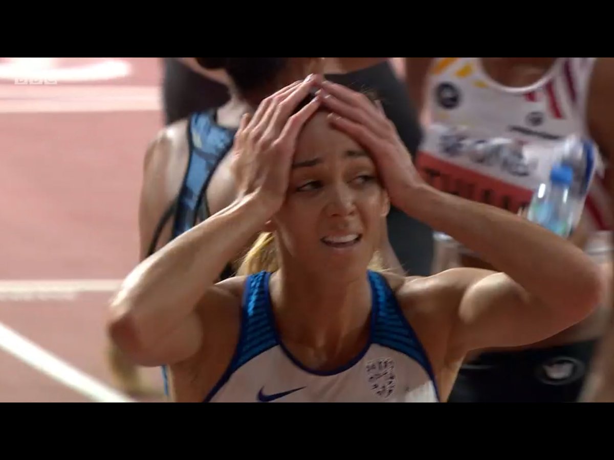 LHigginswal's tweet photo. What a performance she was utterly dominant no one could come close, simply perfection from Kat, cool under pressure all eyes on Tokyo 👊! #WorldAthleticChamps #BBCathletics #Doha2019 https://t.co/jZa6IIzFRE