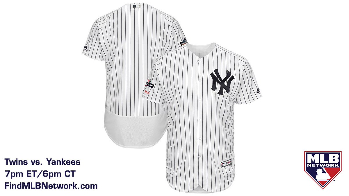 The chase for 2️⃣8️⃣ begins tonight at 7pm ET/6pm CT on MLB Network, <a href="/Yankees/">New York Yankees</a> fans!

RETWEET for your chance at a <a href="/MajesticOnField/">Majestic Athletic</a> #Postseason jersey or buy one at MLBShop.com!

Rules in bio.