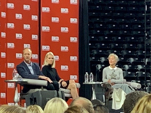 We had a great time attending this morning's @YouthEntre #BusinessforBreakfast event at Koch Arena. Thanks to Chase and Annie Koch for sharing their experiences with start-up businesses. Very inspiring.