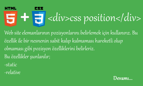htmlcssdersler's tweet image. CSS Positon(Durum) -
htmlcssdersleriogreniyorum.com
htmlcssdersleriogreniyorum.com/css_dersleri/4…
#css #css3 #csstudent #CSSC #cssl #cssr #cssakuhinpost #CSSA #CSSCOffice #cssmodz #csst #csstutorialforbeginner #csstutorials #csshipper #cssd #csscoder #csscode #cssclass #csscoding #cssh #csstemplates