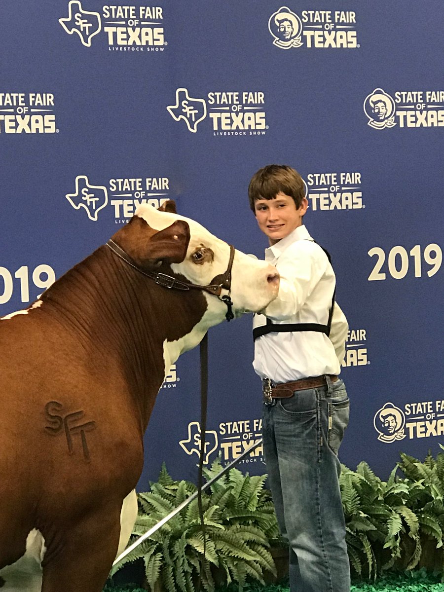 Wilford representing at State Fair!  Great job by a great family.