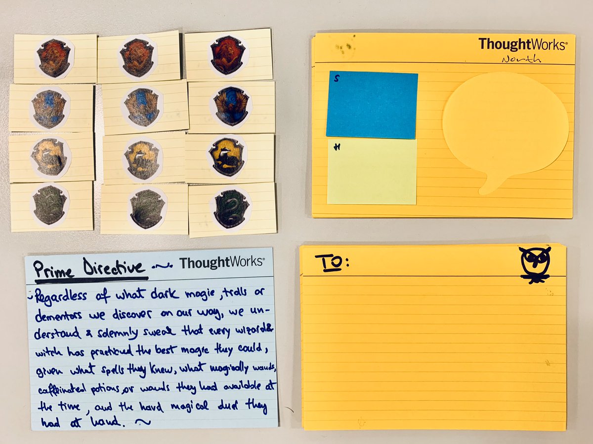 dragosrobertn's tweet photo. So I facilitated a Harry Potter themed Agile Retrospective today... considering writing a blog post on how I did it. https://t.co/g68YHGtGAB