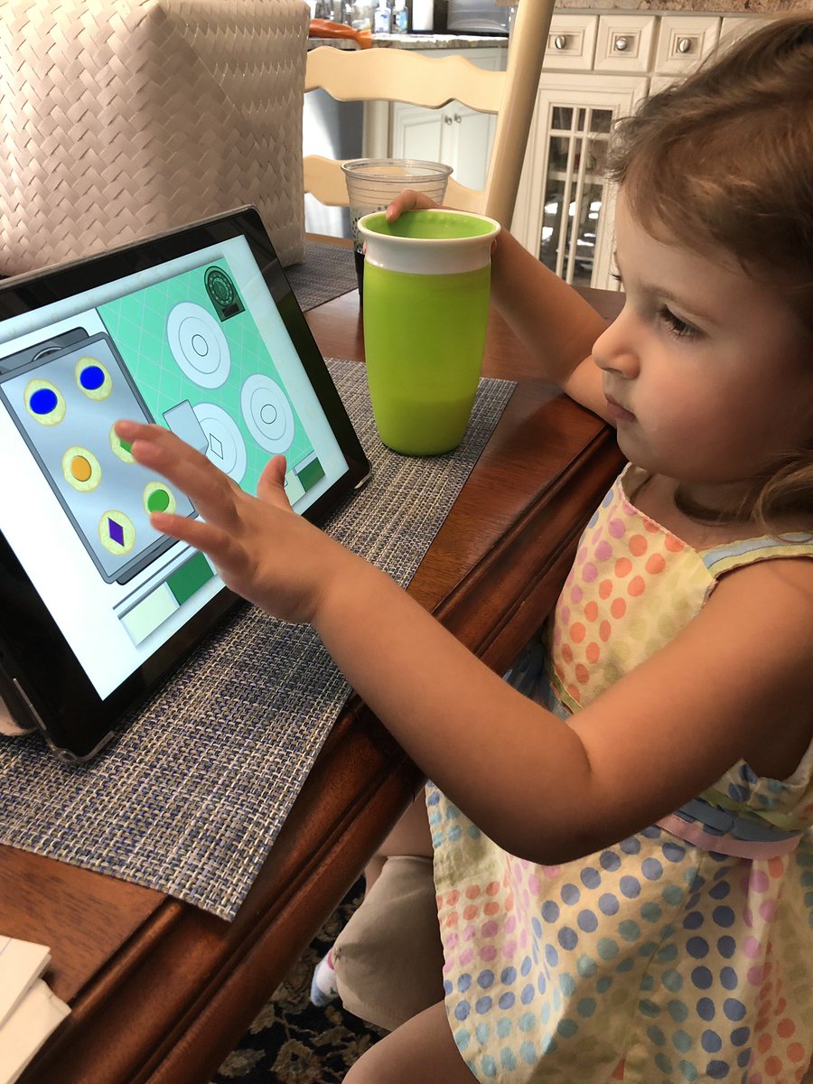 The 2 y/o is teaching me how to navigate @ABCmouse. #lifeasGigi #twitterstepmoms #grandparentsrus #letthemleadtheway