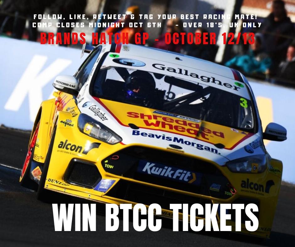 AllianceRaceUK's tweet photo. #WIN a pair of weekend tickets to the 2019 @BTCC season finale on Oct 12/13 🏁🏆🏁

To enter... 
Retweet✅ 
Follow us ✅ 
Tag the person that you’d bring along using #imwithmotorbase ✅

Over 18's UK only. Ends midnight Oct 6th
Full terms: https://t.co/DUMyQk1NZZ

#BTCC #Giveaway https://t.co/fyhXkdXF03