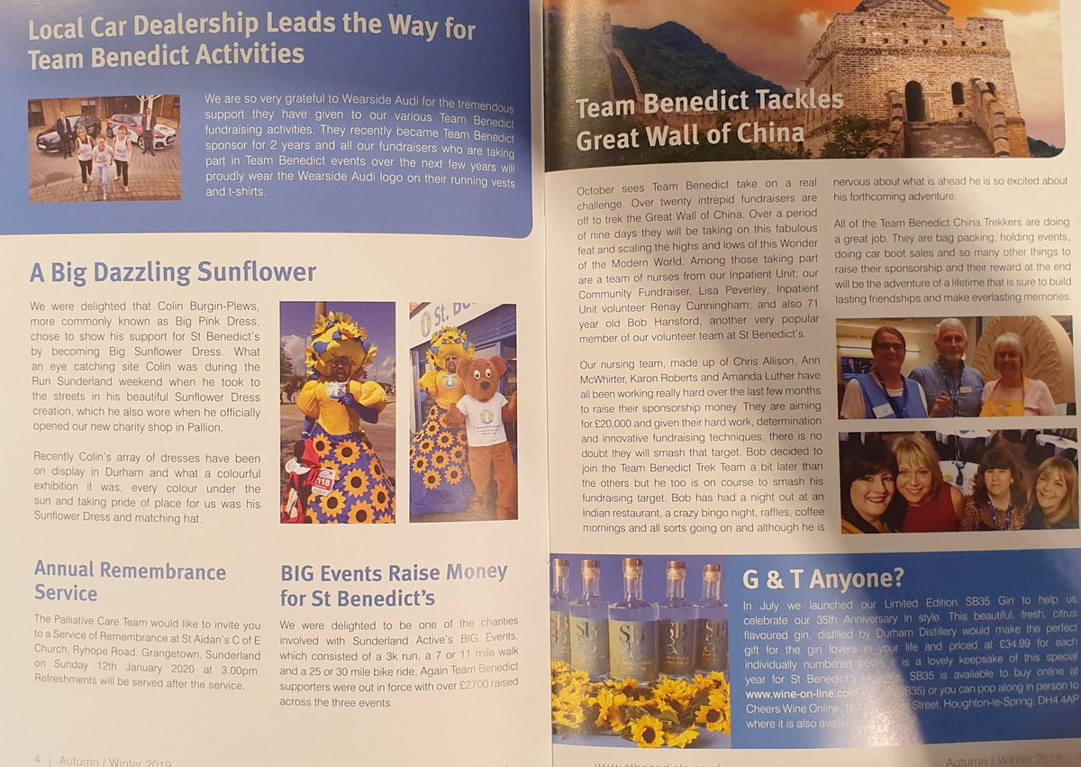 stbenedicts1984's tweet photo. 👀 LOOK 👀

Our Autumn/Winter newsletter is available!

Featuring stories that include the amazing work from the likes of @NorthumbrianH2O , @LifeKitchen , @WearsideAudi , @bigpinkdressgnr , @alydixon262 , @sweeneymiller and many many more!!!

Pop in to the hospice to grab yours! https://t.co/77RpQwqSSK