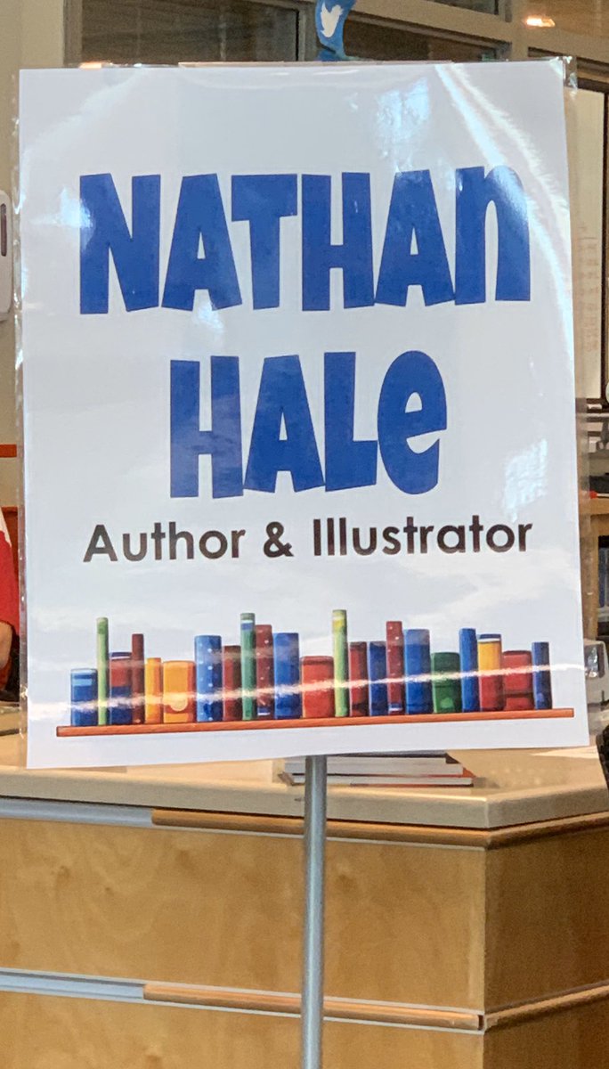 faro_neisd's tweet photo. @LopezPanthers Students (and let’s face it...fan/geeked out teacher here!) had the good fortune to hear @MrNathanHale speak/draw today! What an EXCEPTIONAL storyteller! #historyisexciting #readmore @StrifflerTeach8 @jdamiani13
TOTAL CONVERT to graphic novels, now! https://t.co/53qDCwuCWQ