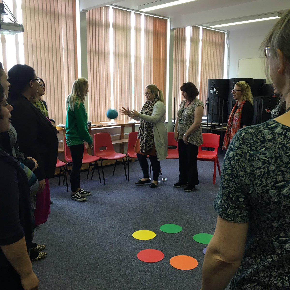 Had a great afternoon with the teachers @FairfieldAcad playing with rhythm and pitch! Thank you all for your lovely singing! @CMaalawy @sallycathcart @Voices_Found @DRETMus #playingislearning #phftdf