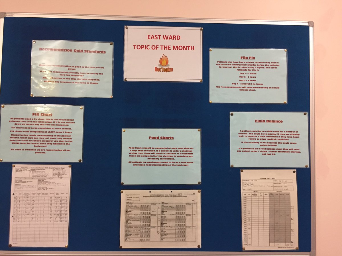 New Month, New Hot Topic! October’s focus is improving documentation with examples of charting done well ✅ this was requested by the HCA’s on the ward to improve standards @CHSInpatientLPT @LPTnhs #StepUpToGreat