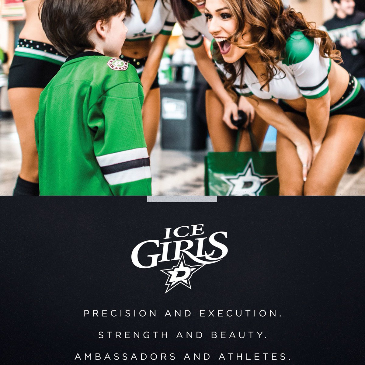 ⭐️Opening Night⭐️is finally here and we couldn’t be more excited to see all Stars fans back at <a href="/AACenter/">American Airlines Center</a> tonight! Here’s to another incredible season! Let’s Go Stars! 
.
.
.
.
PRECISION &amp; EXECUTION
STRENGTH &amp; BEAUTY
AMBASSADORS &amp; ATHLETES
.
#beloudweargreengostars #icegirls #DSIG