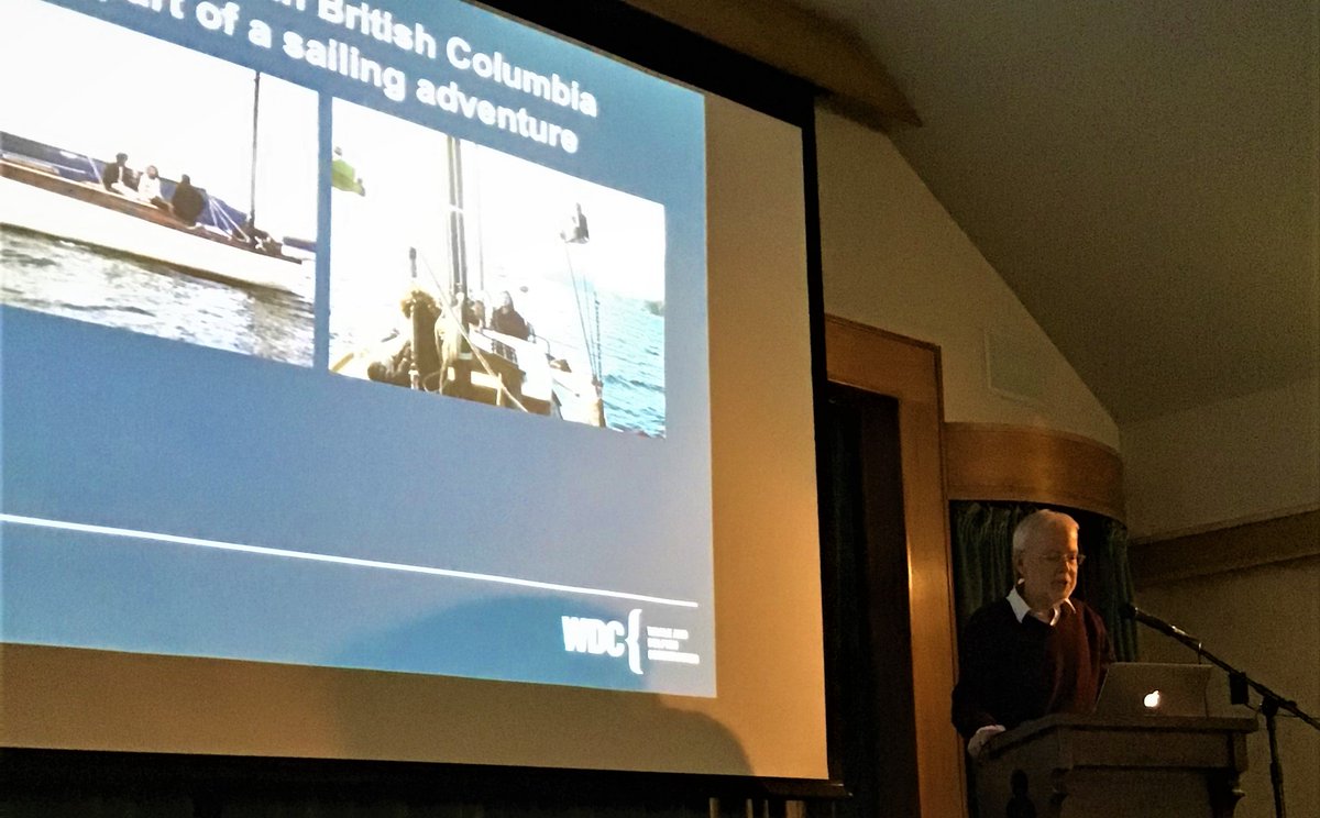 CPAWSbc's tweet photo. This past weekend, #whale and #dolphin researcher @ErichHoyt held a talk for @SIMRES on #SaturnaIsland about the importance of marine protected areas (#MPAs) and how his career with cetaceans started on BC's coast!
#SeaTalks https://t.co/VreYO7XDzQ