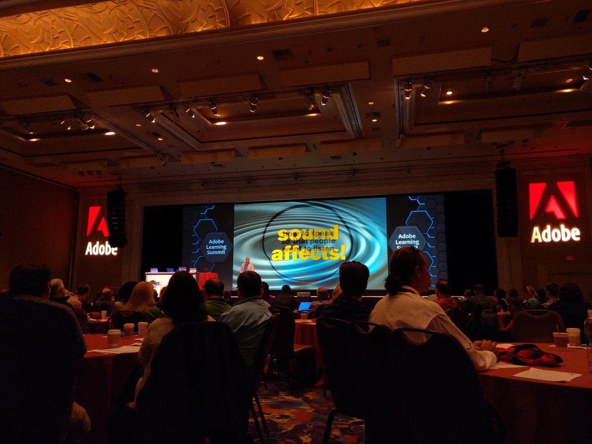 levelup4lifeorg's tweet photo. Excellent #keynote by @juliantreasure at #AdobeLS2019 @AdobeConnect https://t.co/TSu9E7lGkJ