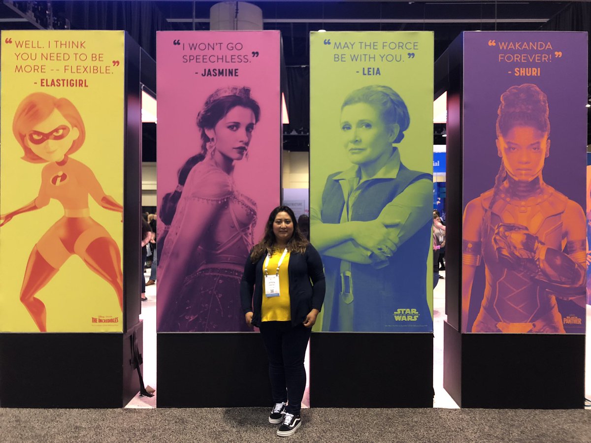 LettySLeon's tweet photo. It’s hard to pick only one of them to say who inspired me more. All of them have made a huge impact in te last couple of years. “Sometimes change can be good” Bo peep.
#DisneyTech #GHC19 #WeWill https://t.co/Xz3DqwoWhg