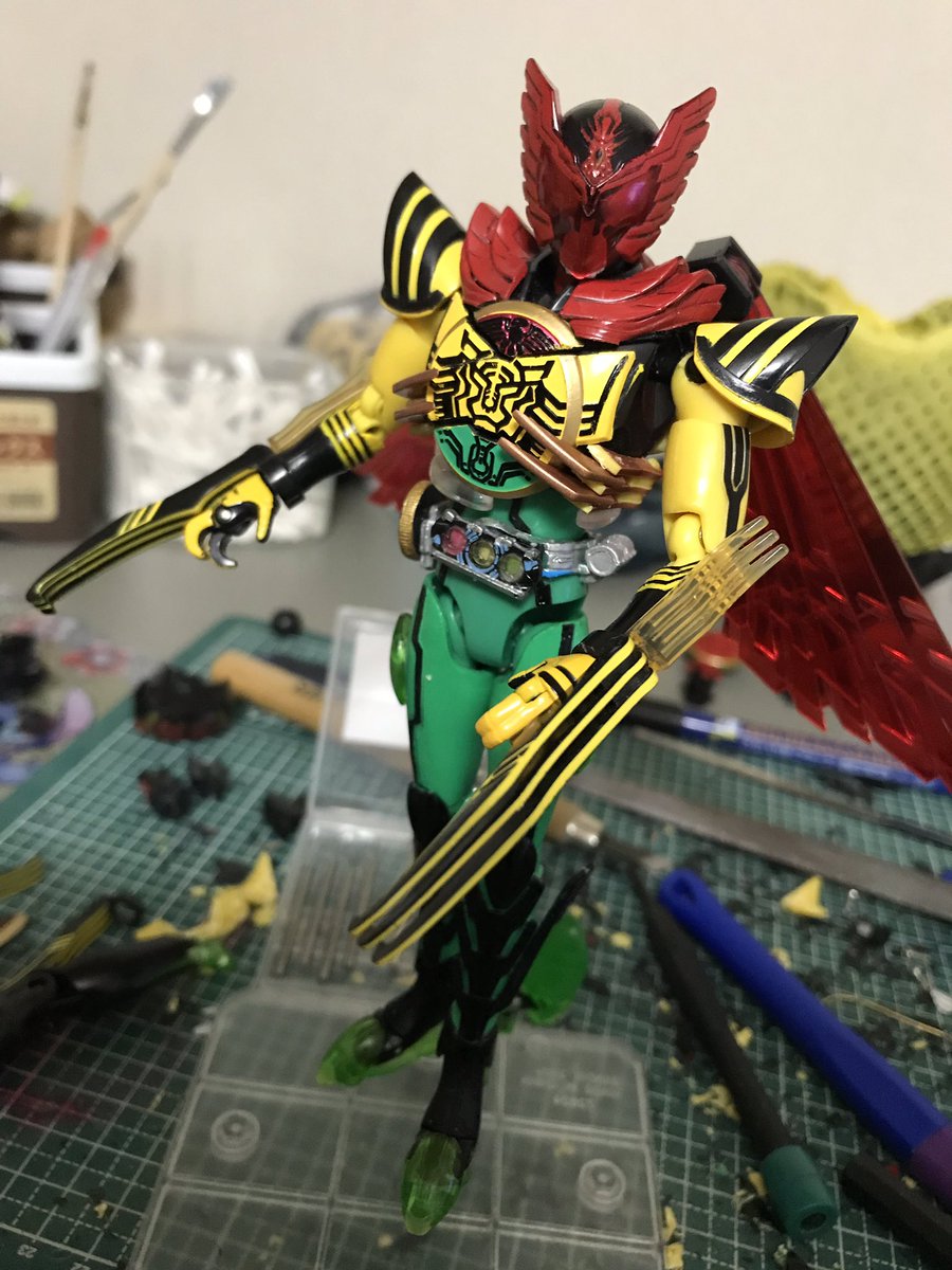 San値君 ニチアサフィギュア改造部 仮面ライダーオーズスーパータトバコンボocc化に成功 いつかの未来のコンボがなんと コンボチェンジ可能になりました T Co Ccxei0iqbx Twitter