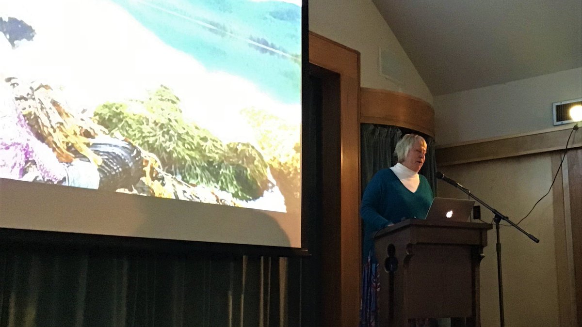 CPAWSbc's tweet photo. Donna Sandstrom told@SIMRES all about @thewhaletrail, a series of land based #WhaleWatching sites along the Pacific Coast.
#SeaTalks https://t.co/IF3z3wpzqm