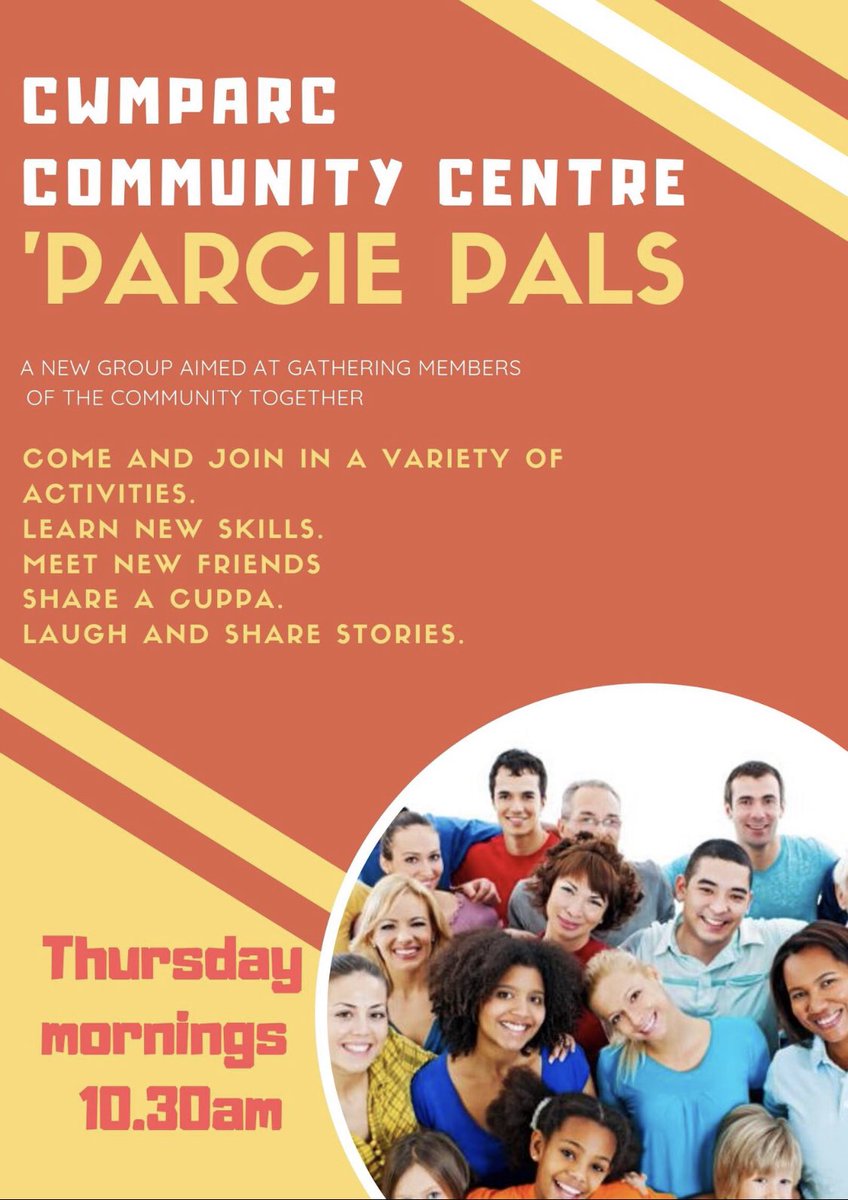 A great Parcie Pals session today.  I always look forward to a Thursday and catching up with everyone. Come along and have a cuppa with us. You are guaranteed to go home smiling. A very friendly bunch