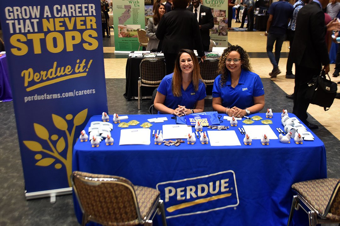 UMESNews's tweet image. Perdue Farms dropped by the #UMES Fall 2019 Career Fair today!

The opportunities are not limited to students studying agriculture! Stop by now! #YourCareerStartsHere