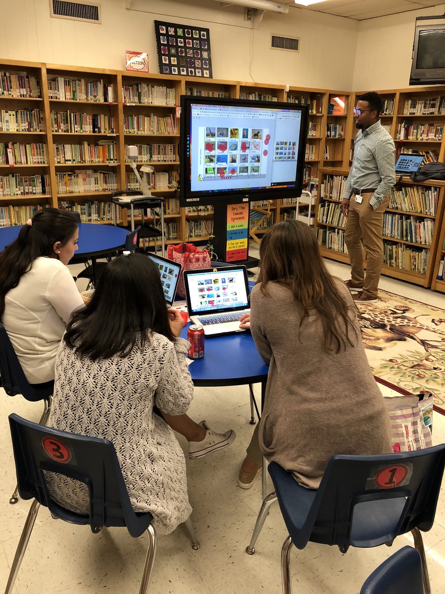 Milam Library (@milamlibrary) on Twitter photo 3rd grade teachers learning and lunching during <a href="/jamesvarlack/">James Varlack 👨🏾💻🔜2025 🏫 YR</a> ‘s IT Tech Cafe Pear Deck session. So much to learn, so little time. Thanks, James! 🍐🧡💙🍐 <a href="/Milam_Mustangs/">Ben Milam Elementary</a> <a href="/annvega/">annvega</a> 3rd grade teachers learning and lunching during <a href="/jamesvarlack/">James Varlack 👨🏾💻🔜2025 🏫 YR</a> ‘s IT Tech Cafe Pear Deck session. So much to learn, so little time. Thanks, James! 🍐🧡💙🍐 <a href="/Milam_Mustangs/">Ben Milam Elementary</a> <a href="/annvega/">annvega</a>