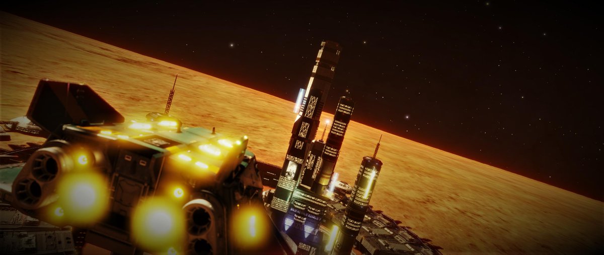 PrimetimeCasual's tweet photo. Just taking some measurements of the "Sanderling Gap" - if you want to take part in the #SpeedBowl3 bonus challenge, you'll have to use that as your finish line!
Yes. The one with the little antenna with a light on top.
#GoingHypersonic #MakeAHole #EliteDangerous https://t.co/h9x23p39yy