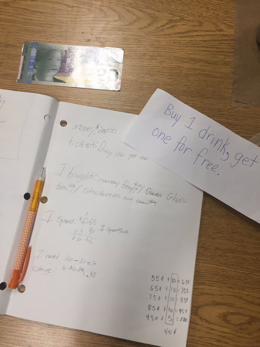 Math engagement wasn’t a problem today! We had some big orders!