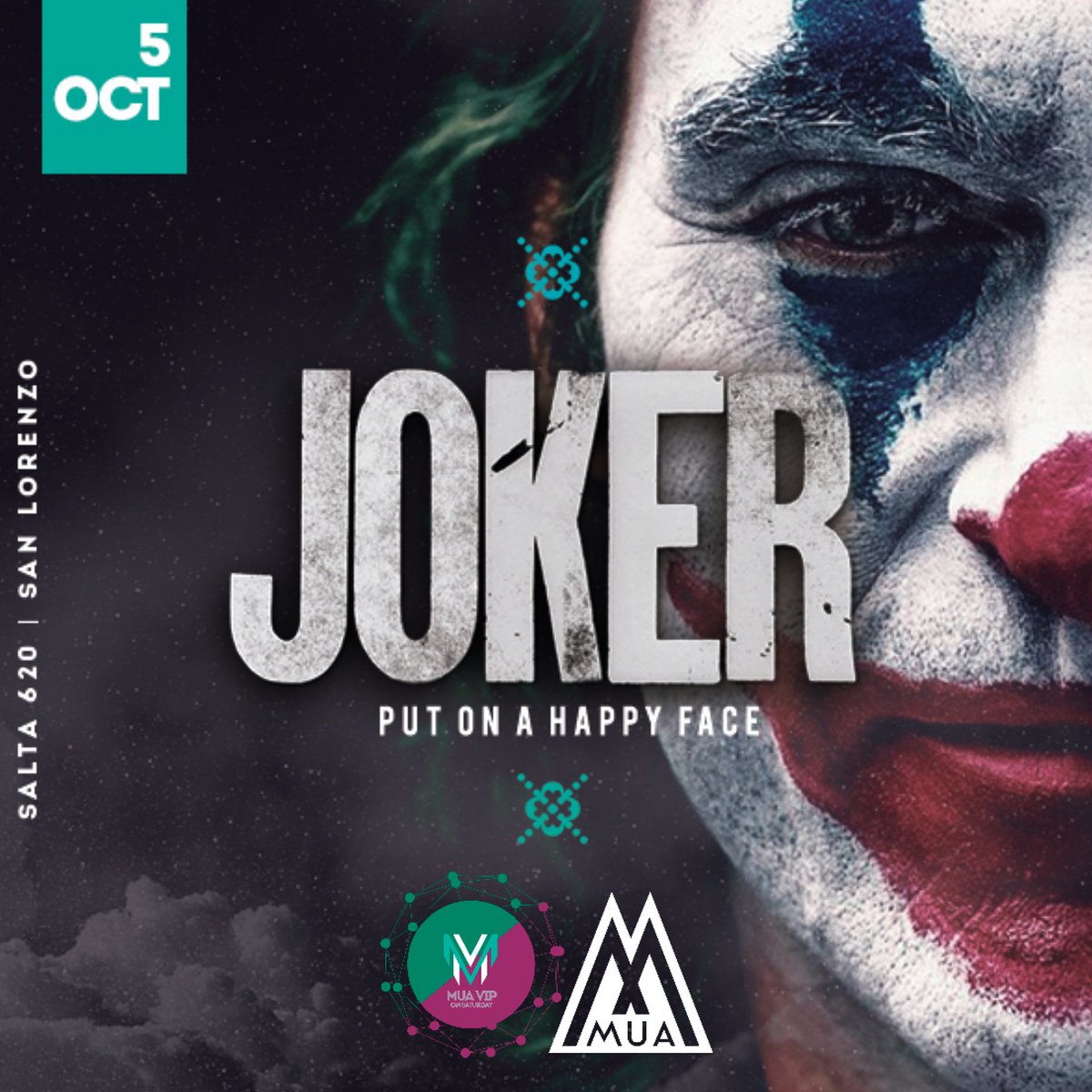 MuaDisco's tweet photo. #MuaDisco⚡ #Joker 🤡 #PutOnAHappyFace Cotillón temático. Photo shooting Night #MuaVip 💣 
Prepárate el está llegando #LaDiscoQueNoTeAbandona⚡ te esperamos! @muadisco https://t.co/GAE3keWYGL