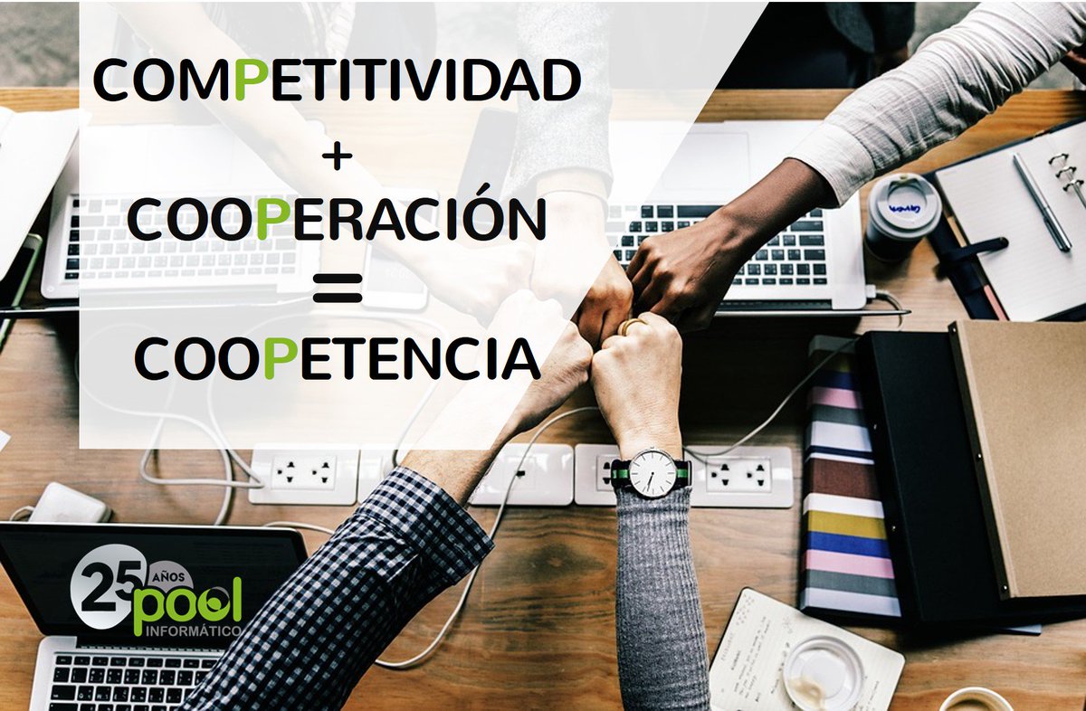 poolinformatico's tweet photo. #competitividad + #cooperacion = COOPETENCIA
Finalizadas las #jornadasWK llegamos a casa motivados y con muchas ganas de ser más competitivos y ofrecer más valor a nuestros clientes y colaboradores.
#a3software #a3erp #a3asesor #gestión #software #contabilidad #facturación https://t.co/VmunT3Mgv1