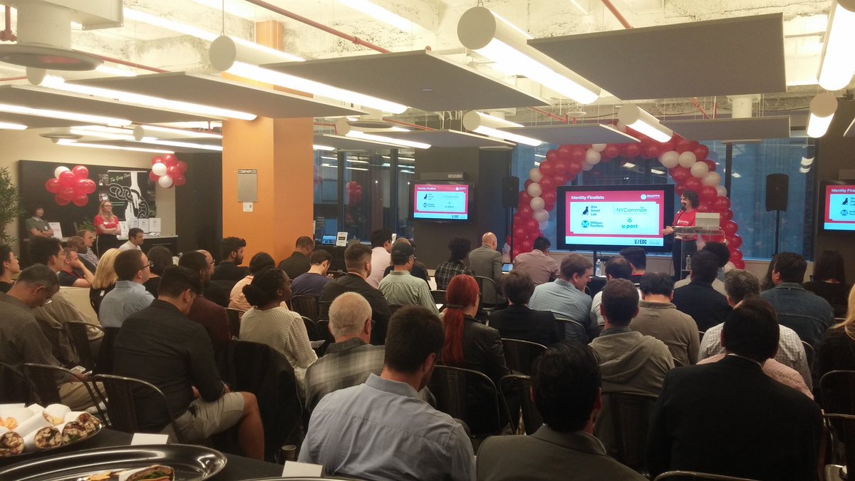 karenbhatia's tweet photo. Incredible turnout in the middle of the day to see the 10 finalist pitches for the NYC #blockchain in Government Innovation Challenges in identity, real estate and energy efficiency. #BiGApps @NYCEDC @secondmuse https://t.co/hOPnmGltu4