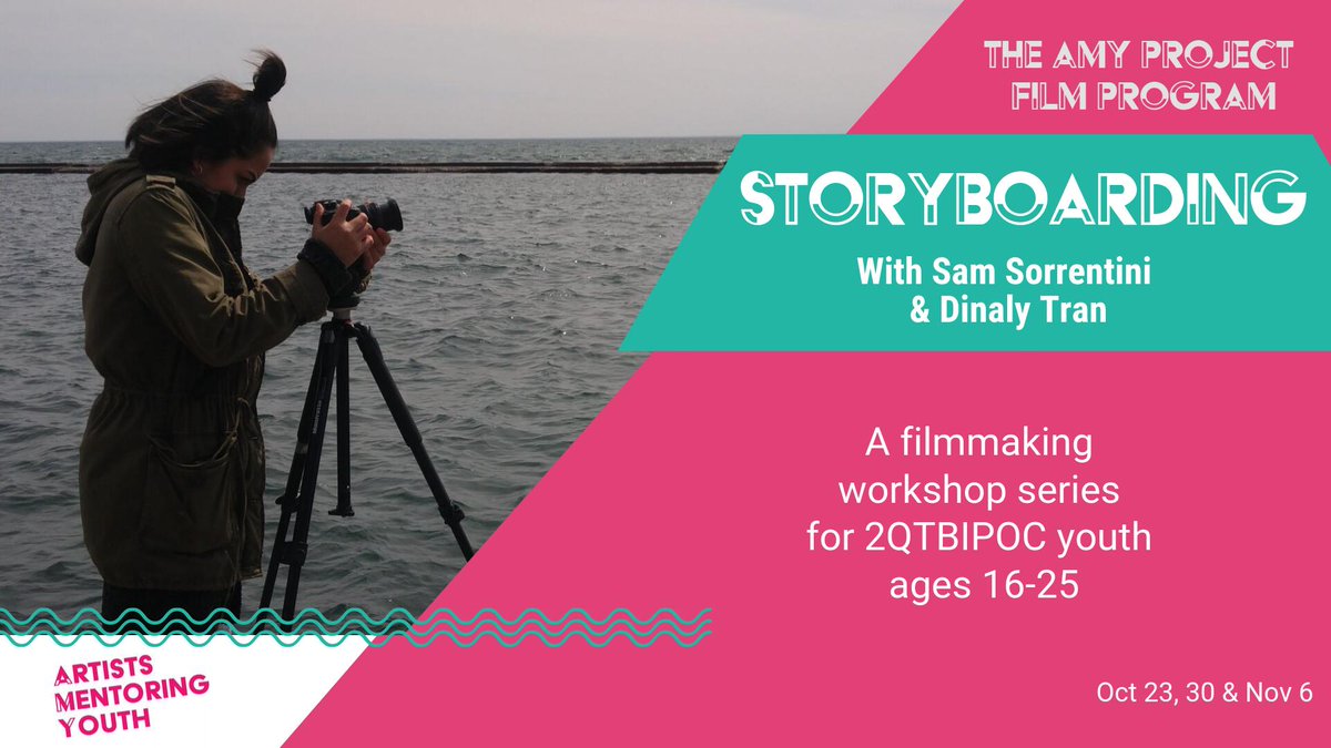 Still time to apply for our fall Film Program series on storyboarding
A FREE workshop for QTBIPOC youth ages 18-25
Please spread the word!

#torontofilm #youtharts #qtbipoc #youthfilm #free #toronto

tinyurl.com/AMYFilm2019