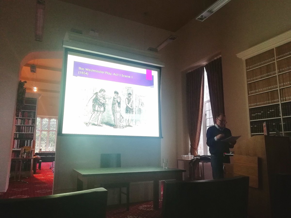 Fascinating <a href="/Classical_Assoc/">The Classical Association</a> lecture by <a href="/CUHistArchRel/">Cardiff Uni History, Archaeology and Religion</a>'s Professor Shaun Tougher  on Terence’s play The Eunuchs. Loads to discuss about ancient attitudes towards clothes, sexualities and bodies.
cardiff.ac.uk/people/view/73…