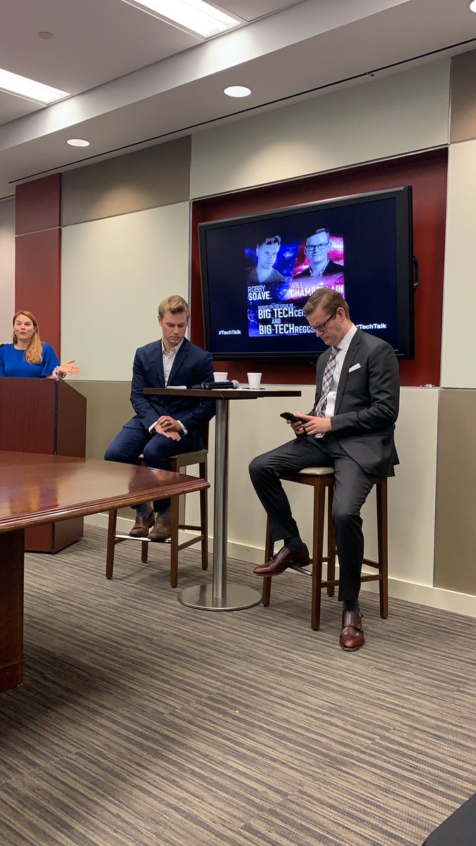 RobPWJ's tweet photo. At @taxreformer today for a debate on whether conservatives should support tech regulation! #techtalk #gorobby https://t.co/cAVZAB89EU