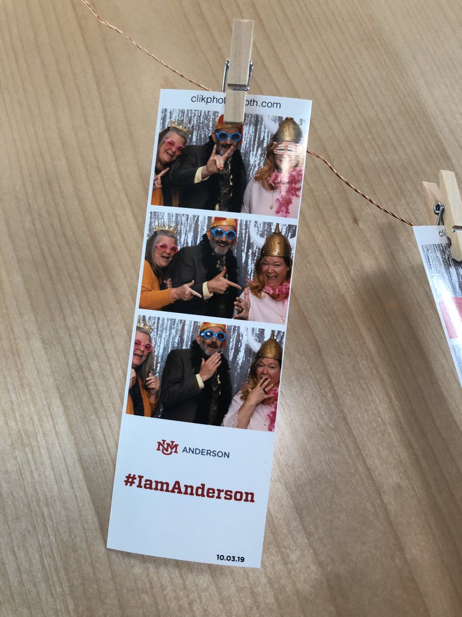 UNMEllis's tweet photo. Interim Dean @Sberman73, Associate Dean @KathrynJacobson and Lisa McHale at our Day in the Life event! #IamAnderson https://t.co/I2xdANWght
